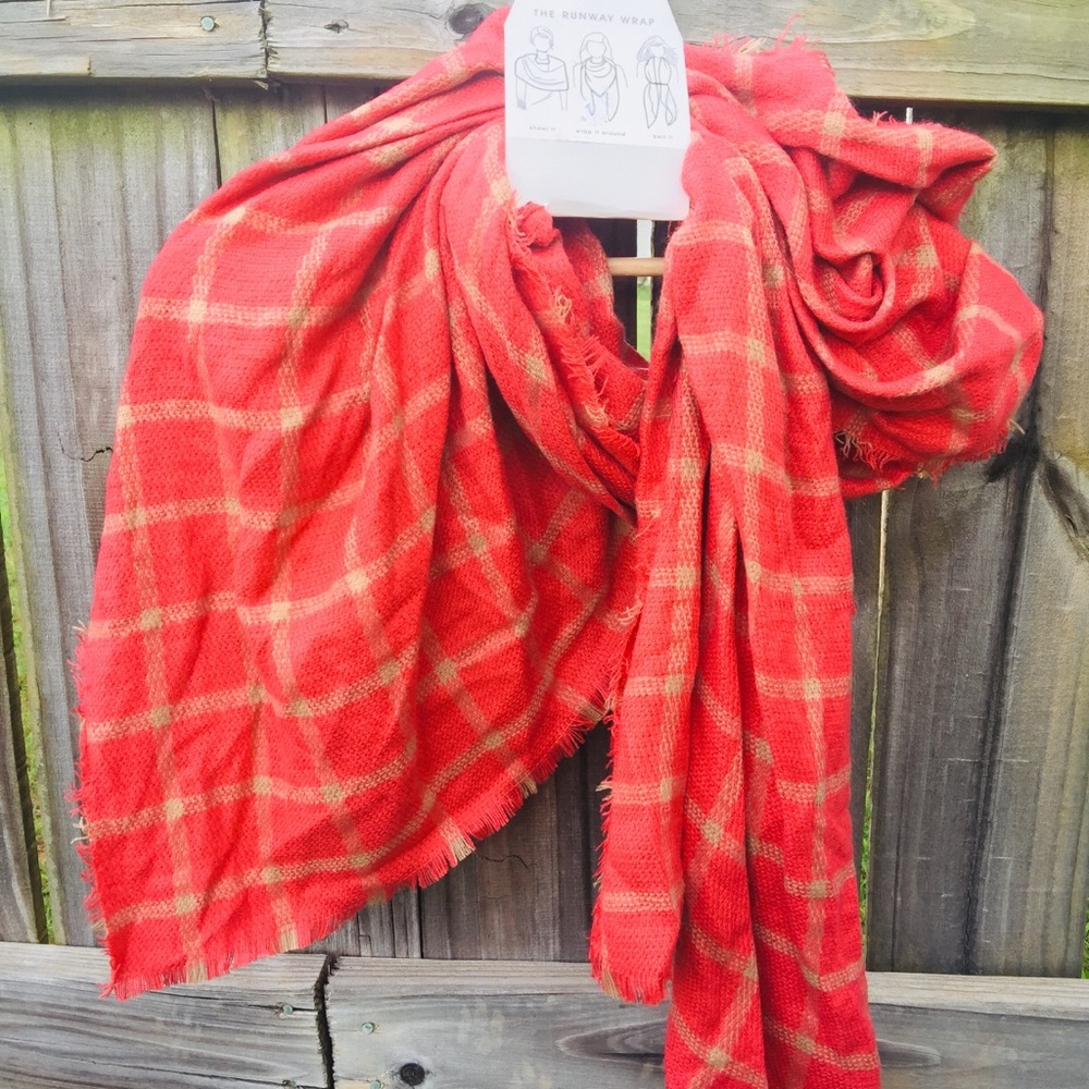 🚨5 for $25🚨 The Runway Wrap 3-in-1 Scarf - Picture 8 of 8